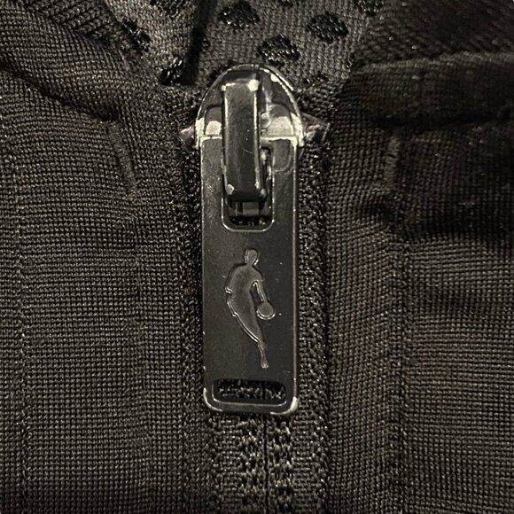 ADIDAS Men's BROOKLYN NETS Black Track Jacket Full Zip NBA Stitch Logo 2XL - Picture 7 of 14